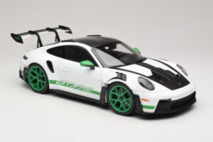 Porsche 911 992 GT3 RS Tribute to Carrera RS ホワイト Python Green Norev 1:12 127535 メタル - 画像 4/6