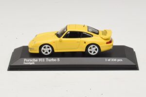 Porsche 911 993 Turbo S イエロー Minichamps 1:43 430069270 メタル