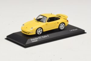 Porsche 911 993 Turbo S イエロー Minichamps 1:43 430069270 メタル - 画像 2/4