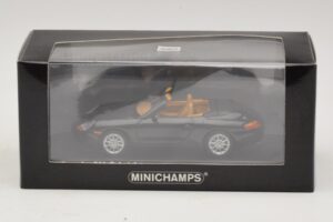 Porsche 911 996 カブリオレ ブラックメタリック Minichamps 1:43 400061090 メタル - 画像 4/4