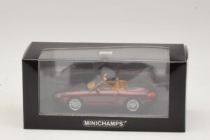 Porsche 911 996 カブリオレ レッドメタリック Minichamps 1:43 400061092 メタル - 画像 4/4