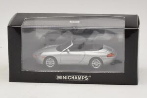 Porsche 911 996 カブリオレ シルバーメタリック Minichamps 1:43 400061091 メタル - 画像 4/4