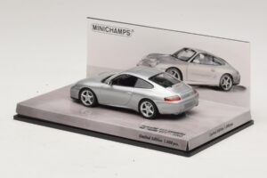 Porsche 911 996 Carrera 40周年記念 シルバー Minichamps 1:43 436061070 メタル - 画像 3/5