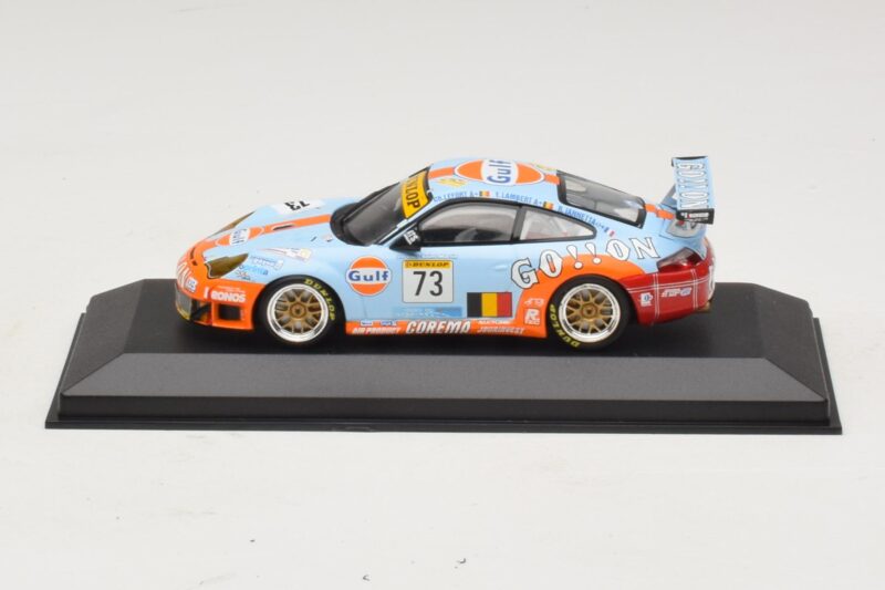 Porsche 911 996 GT3 RSR Gulf #73 Lefort / Lambert 1000km Spa 2005 Minichamps 1:43 400056473-P1 メタル