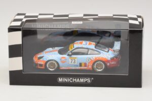 Porsche 911 996 GT3 RSR Gulf #73 Lefort / Lambert 1000km Spa 2005 Minichamps 1:43 400056473-P1 メタル - 画像 4/4