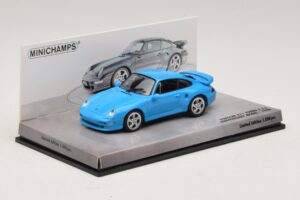 Porsche 911 996 Turbo S 3.6 アニバーサリーエディション ブルー Minichamps 1:43 436069270 メタル - 画像 2/5