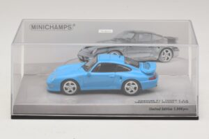 Porsche 911 996 Turbo S 3.6 アニバーサリーエディション ブルー Minichamps 1:43 436069270 メタル - 画像 4/5
