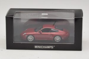 Porsche 911 997 Carrera 4S Red Metallic Minichamps 1:43 400066422 メタル - 画像 4/4