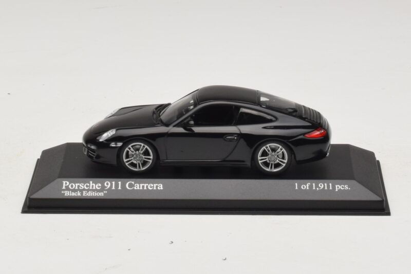 Porsche 911 997 Carrera Black Edition Minichamps 1:43 400066425 メタル
