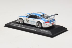 Porsche 911 997 GT3 R #53 Vannelet / Pyroles Class Winners 24 Hours of Spa 2010 Minichamps 1:43 400108953 メタル - 画像 3/4