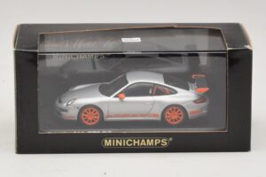 Porsche 911 997 GT3 RS シルバー Minichamps 1:43 400066000 メタル - 画像 4/4