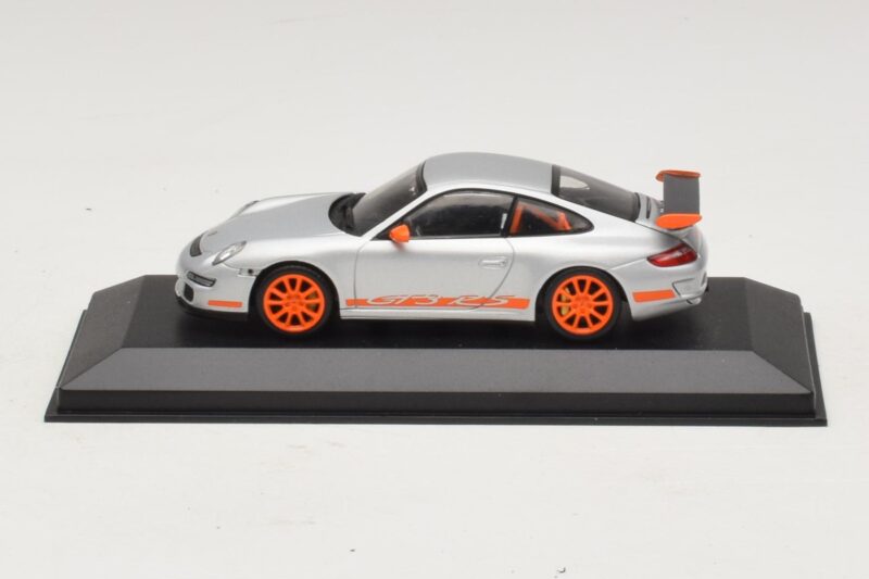 Porsche 911 997 GT3 RS シルバーオレンジ Minichamps 1:43 403066013 メタル