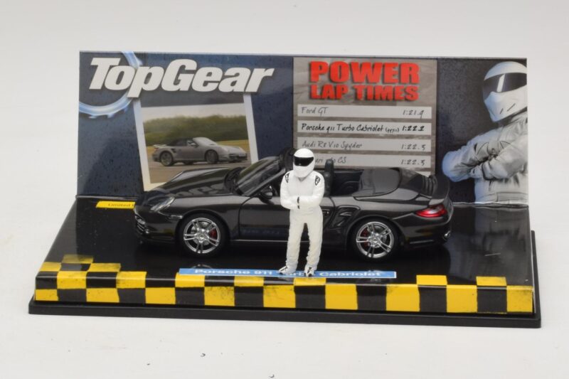 Porsche 911 997 Turbo Cabriolet ブラック Top Gear Edition Minichamps 1:43 519436930 メタル
