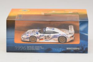 Porsche 911 GT1 #25 B. Wollek / T. Boutsen / H-J. Stuck 24 Hours of Le Mans 1996 Minichamps 1:43 403966625 メタル - 画像 5/5