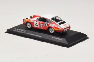 Porsche 911 S #4 G. Larrousse / J-C. Perramond 2nd Place Rally Monte Carlo 1972 Minichamps 1:43 400726804 メタル - 画像 3/4