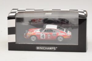 Porsche 911 S #4 G. Larrousse / J-C. Perramond 2nd Place Rally Monte Carlo 1972 Minichamps 1:43 400726804 メタル - 画像 4/4
