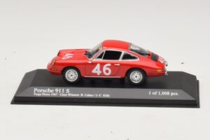 Porsche 911 S #46 Cahier / Killy Class Winners Targa Florio 1967 Minichamps 1:43 430676746 メタル