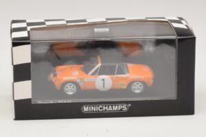Porsche 914/6 #1 G. Larrousse / J-C. Perramond Rally Monte Carlo 1971 Minichamps 1:43 400716501 メタル - 画像 4/4