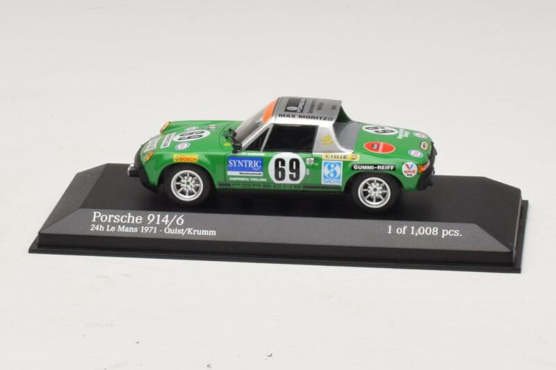 Porsche 914/6 Max Moritz Racing #69 Quist / Krumm 24 Hours of Le Mans 1971 Minichamps 1:43 400716569 メタル