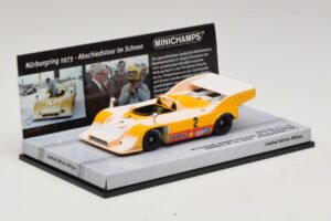 Porsche 917/10 #2 W. Kauhsen Farewell In The Snow Nurburgring 1973 Minichamps 1:43 437736592 メタル - 画像 2/5
