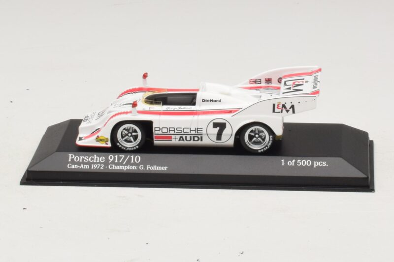 Porsche 917/10 Penske Racing #7 G. Follmer Can-Am Champion 1972 Minichamps 1:43 437726507 メタル