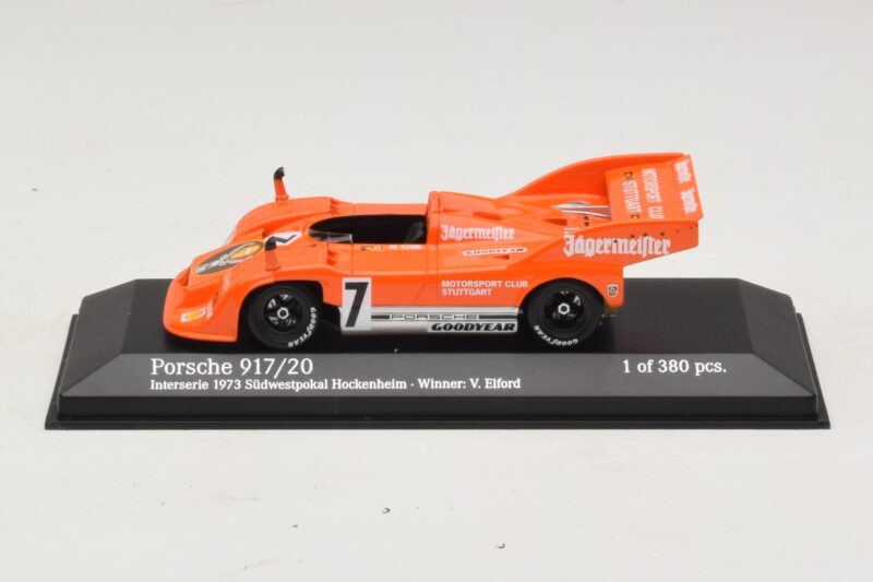 Porsche 917/20 Jägermeister #7 Motorsport Club Stuttgart Interserie 1973 Minichamps 1:43 437736107 メタル