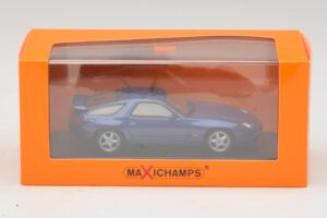 Porsche 928 ブルーメタリック Maxichamps 1:43 940068101 メタル - 画像 4/4