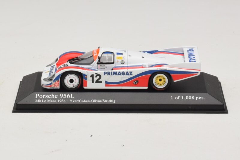 Porsche 956L #12 C. Yver / Cohen 24 Hours of Le Mans 1986 Minichamps 1:43 430866512 メタル