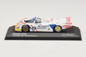 Porsche 956L #19 T. Boutsen / D. Theys 24 Hours of Le Mans 1986 Minichamps 1:43 430866519 メタル