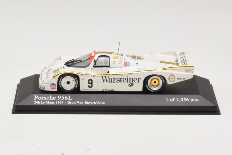 Porsche 956L Warsteiner #9 W. Brun / Bayern 24 Hours of Le Mans 1984 Minichamps 1:43 430846509 メタル