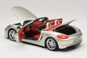 Porsche Boxster S 987 グレーメタリック Minichamps 1:18 110062030 メタル - 画像 5/8