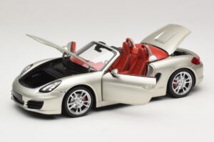 Porsche Boxster S 987 グレーメタリック Minichamps 1:18 110062030 メタル - 画像 2/8