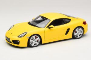Porsche Cayman 981 イエロー Minichamps 1:18 110062220 メタル