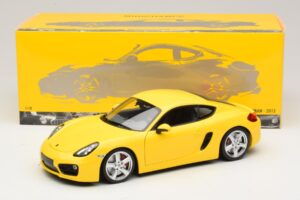Porsche Cayman 981 イエロー Minichamps 1:18 110062220 メタル - 画像 8/8