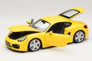 Porsche Cayman 981 イエロー Minichamps 1:18 110062220 メタル - 画像 2/8