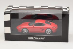 Porsche Cayman 987 S レッド Minichamps 1:43 400065620 メタル - 画像 4/4