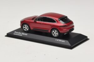 Porsche Macan 95B レッドメタリック Minichamps 1:43 410062600 メタル - 画像 3/4