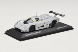 Sauber Mercedes C9 #63 J. Mass / M. Reuter / S. Dickens Winners 24 Hours of Le Mans 1989 Minichamps 1:43 B66041033 メタル - 画像 2/5