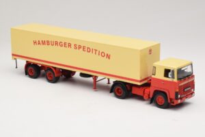 Scania LB111S Koffersattelzug Hamburger Spedition Minichamps 1:43 499123880 メタル - 画像 4/6