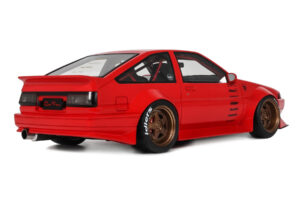 Toyota Sprinter Trueno AE86 Widebody Rosso Corsa Otto 1:18 OT1278 レジン - 画像 2/5