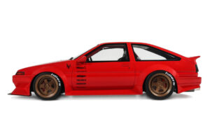 Toyota Sprinter Trueno AE86 Widebody Rosso Corsa Otto 1:18 OT1278 レジン - 画像 3/5
