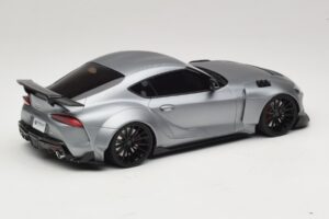 Toyota Supra A90 Prior Design Matt Silver GT Spirit 1:18 GT343 レジン - 画像 2/5