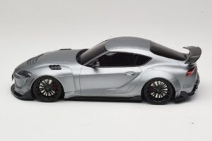 Toyota Supra A90 Prior Design Matt Silver GT Spirit 1:18 GT343 レジン - 画像 3/5