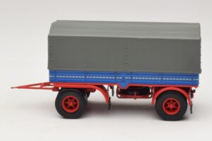 トラックトレーラー ブルー レッド Minichamps 1:43 439159092 メタル - 画像 3/6