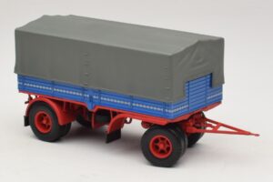 トラックトレーラー ブルー レッド Minichamps 1:43 439159092 メタル - 画像 4/6