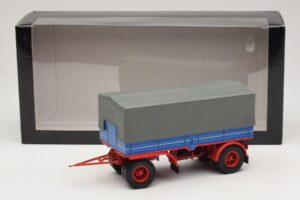 トラックトレーラー ブルー レッド Minichamps 1:43 439159092 メタル - 画像 6/6