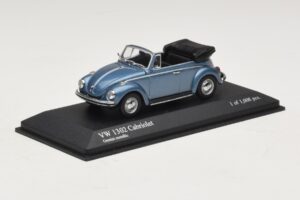 Volkswagen 1302 カブリオレ ブルーメタリック Minichamps 1:43 430055042 メタル - 画像 2/4
