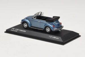 Volkswagen 1302 カブリオレ ブルーメタリック Minichamps 1:43 430055042 メタル - 画像 3/4