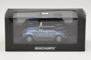 Volkswagen 1302 カブリオレ ブルーメタリック Minichamps 1:43 430055042 メタル - 画像 4/4
