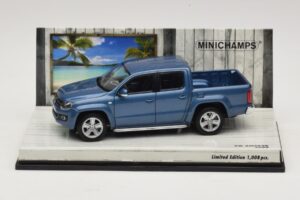 Volkswagen Amarok ブルーメタリック Minichamps 1:43 436058362 メタル